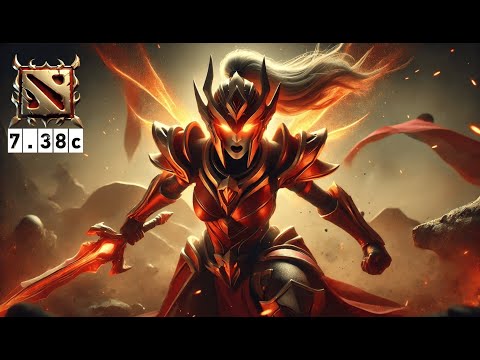 Видео: Один удар один килл на Offlane Legion Commander Turbo Dota 7.38c