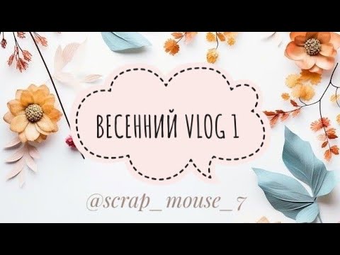 Видео: Весенний VLOG 1 - болтательный влог, мои работы, живой МК в Минске