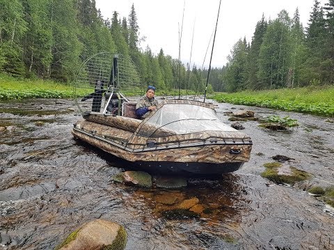 Видео: За хариусом на Аэролодке по горной реке
