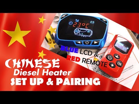 Видео: КИТАЙСКИЙ дизельный обогреватель — ЖК-контроллер, дистанционное сопряжение и регулировка температуры
