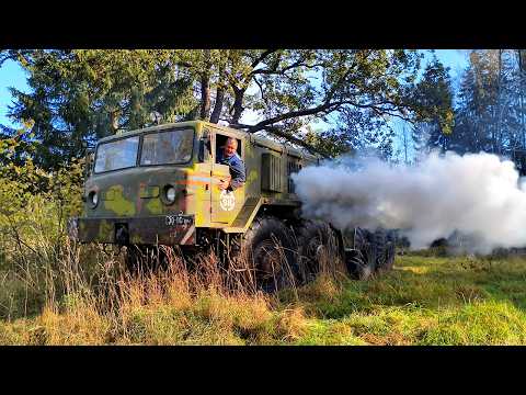 Видео: МАЗ 537 оживление и выезд после утопления