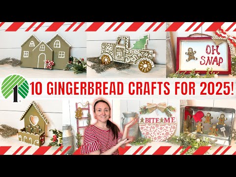 Видео: 10 *ОБЯЗАТЕЛЬНЫХ К ПРОСМОТРУ* идей имбирных пряников Dollar Tree к Рождеству 2025 года | Рождеств...