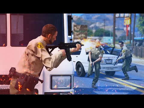 Видео: 🚔 ПОГОНИ и СТРЕЛЬБА полиции в GTA 5!