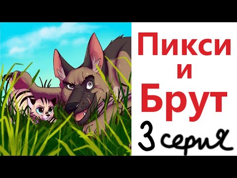 Видео: Комиксы - ПИКСИ И БРУТ 3 серия! Озвучка Доми шоу!