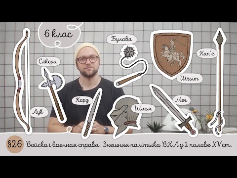 Видео: 6. § 26 Войска і ваенная справа. Знешняя палітыка ВКЛ у другой палове XV стагоддзя