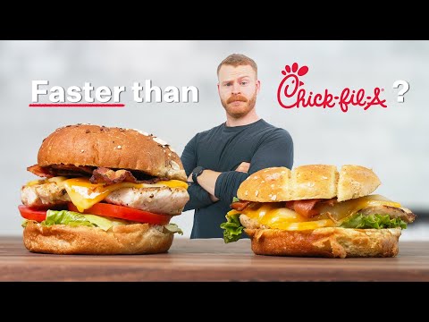 Видео: Можно ли быстрее приготовить куриный клаб-гриль от Chick-Fil-A в домашних условиях?