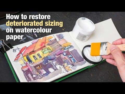 Видео: Как восстановить размер на акварельной бумаге