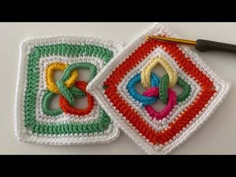 Видео: Волшебство вязания крючком: с этим невероятным рисунком Бабушкиного квадрата для начинающих!