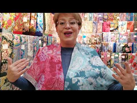 Видео: Хлопок 💯%. Павловопосадские платки в Минске
