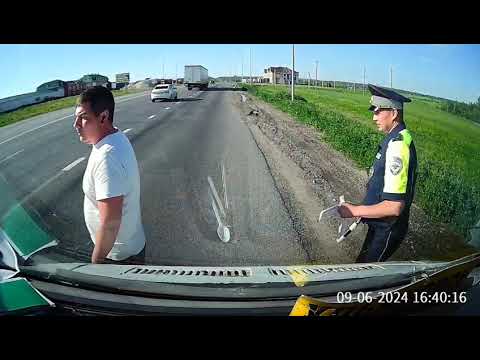 Видео: Гаишник пытается докопаться до печки с. Комсомольское Чувашская Республика