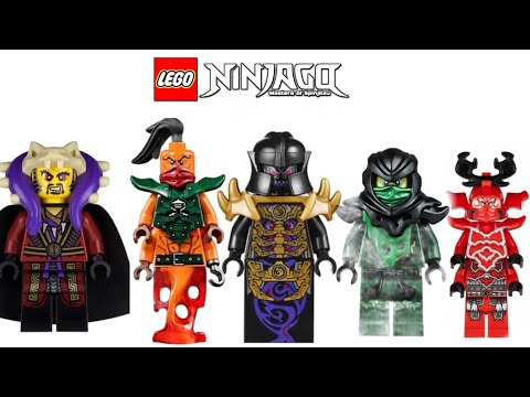 Видео: All Lego Ninjago minifigures/все минифигурки ниндзяго