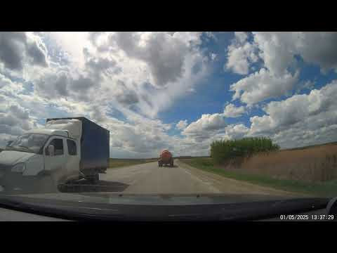 Видео: Дорога г. Пугачев - с. Быков Отрог - г. Балаково - Терса - Вольск  Саратовская область, 1 мая 2025 г