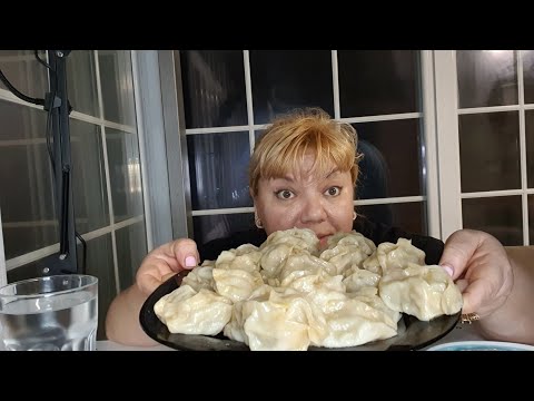 Видео: MUKBANG 🤣ЖРУ НА НОЧЬ😋МАНТЫ 🍽MUKBANG MANTY #мукбан#манты #mukbang#manty