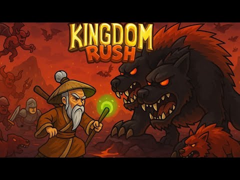 Видео: Kingdom Rush / Міні Босс Цербер / Яма Вогню