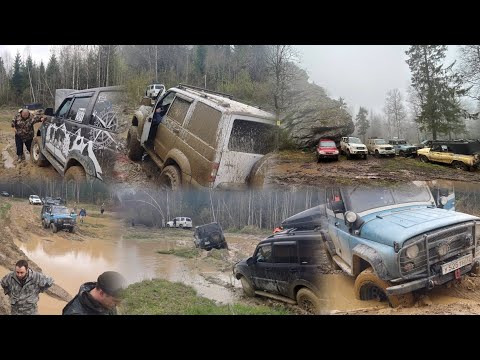 Видео: Внедорожный выезд на Шунут.  Доехали не все