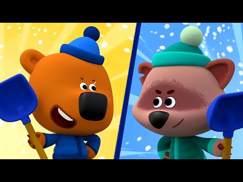 Видео: Самые весёлые каникулы! ☃️🎿 — Ми-ми-мишки — Все серии — Сборник серий про зимние праздники