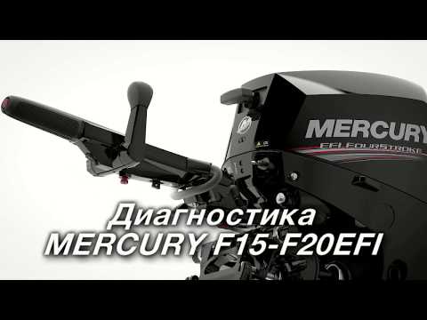 Видео: Диагностика моторов Mercury F15-F20 EFI