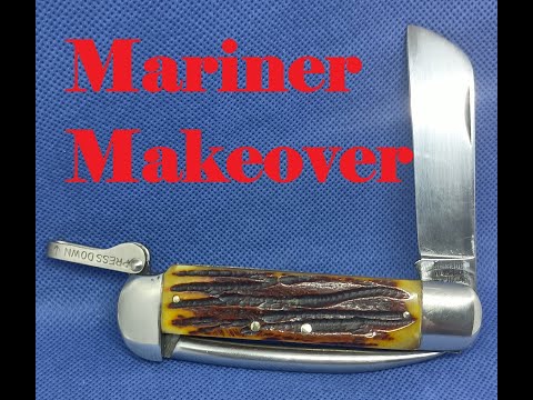 Видео: Новые рукоятки для морского ножа Schrade Walden — ремонт ножей