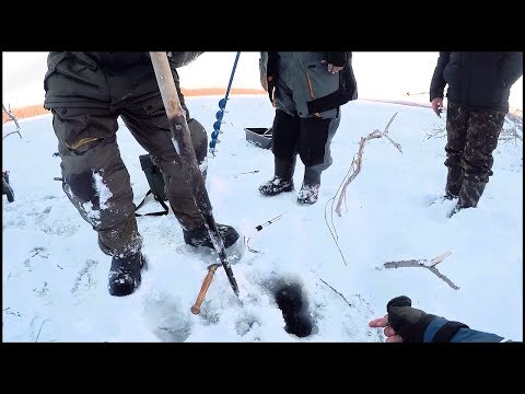 Видео: Первый лед. 2018. РАЗДАЧА ПРОДОЛЖАЕТСЯ! Блесна спасла рыбалку в корягах.
