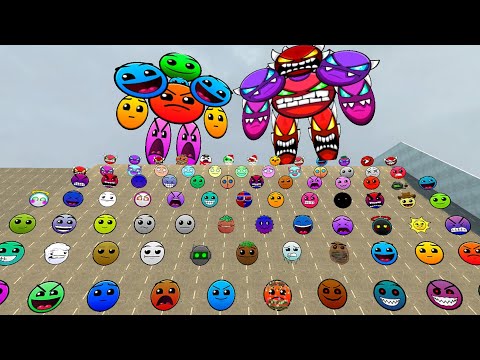 Видео: Lobotomy Dash и Geometry Dash Nextbots Family: преследуйте меня в Garry's Mod