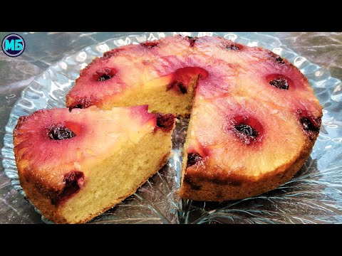 Видео: Ананасовый пирог перевертыш!