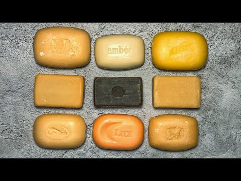 Видео: ASMR CUTTING RETRO SOAP/dry soap/ретро мыло/резка старого мыла