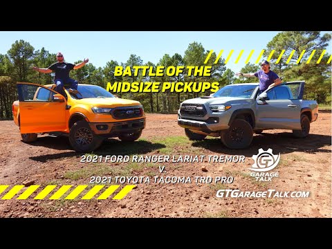 Видео: ВЕСЕЛЬЕ НА БЕЗДОРОЖЬЕ!!! Ford Ranger Tremor 2021 против Toyota Tacoma TRD Pro