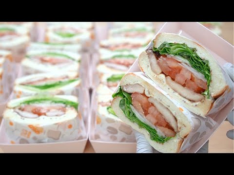 Видео: Как приготовить действительно вкусный бутерброд с курицей терияки :: Рецепт Sandwich Cafe