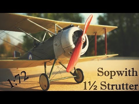 Видео: Строим модель биплана Сопвич Sopwith 1½ Strutter
