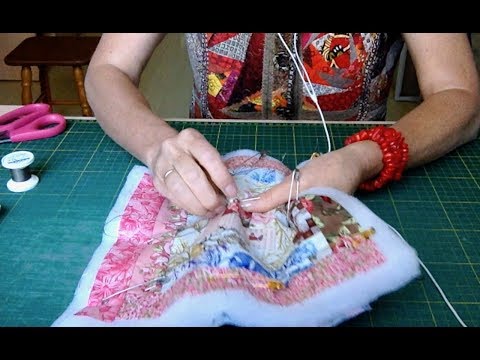 Видео: Лоскутный эфир 50. Как простегать Лоскутное одеяло? Секретики.