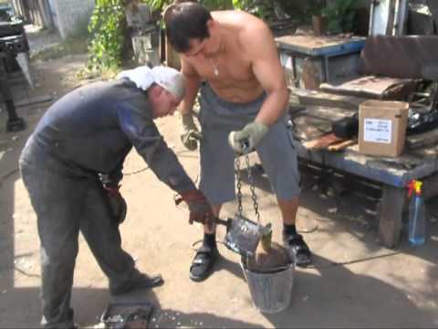 Видео: Утяжеление гири 16-47кг