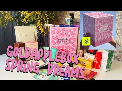 Видео: GOLDAPPLEBOX Spring dreams🌸Обзор нового бьюти бокса от Золотого яблока🥰#золотоеяблоко #бьютибокс