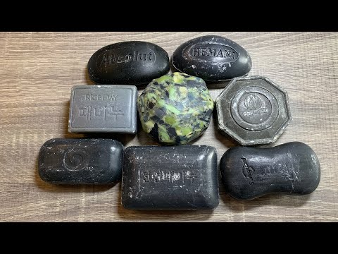 Видео: 219 🖤🖤🖤 Black soapbars | Черное мыло | ASMR soap | No talking