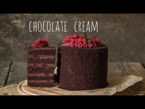 Видео: Шоколадний крем 🍫| Шоколадно-вишневий торт з ідеальним кремом!