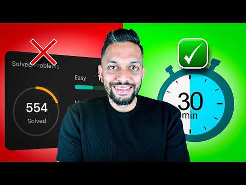 Видео: Ты неправильно используешь Leetcode. Тебе не нужны 500 проблем.