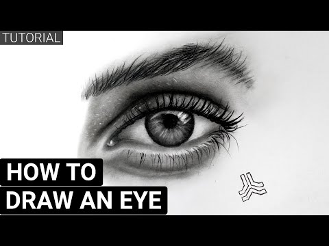 Видео: Как рисовать реалистичные глаза для начинающих | Простое пошаговое руководство