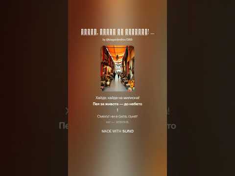 Видео: Хайде, хайде на милиона! Пея за живота, не за трона!  Кючек за 2025