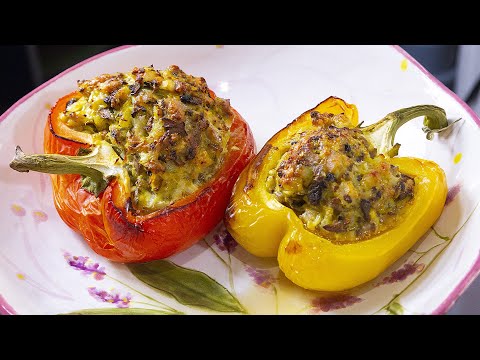 Видео: Такая начинка гораздо вкуснее. Фаршированные перцы без фарша