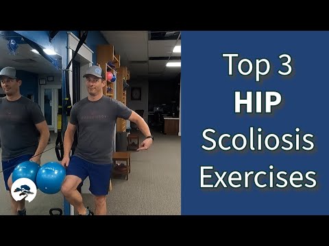 Видео: 3 лучших упражнения для бедер при сколиозе