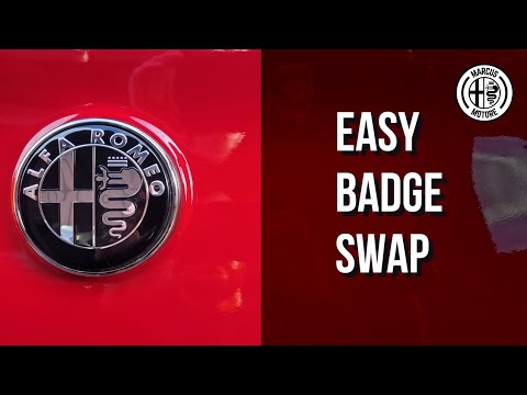 Видео: Простая замена значка - Alfa Romeo Giulietta