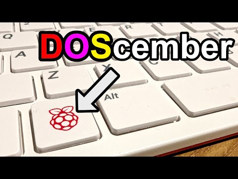Видео: DOS на Raspberry Pi 400 с Dosbian