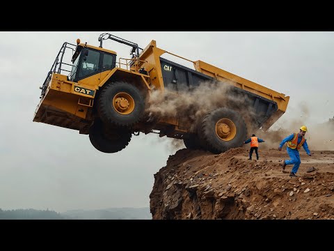 Видео: За Секунду До! Идиоты На Тяжелой Технике, Спалившиеся На Камеру