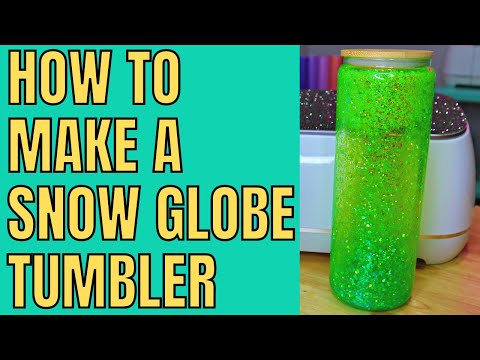 Видео: Мастер-класс по изготовлению стеклянного снежного шара-стакана. Как сделать снежный шар-стакан