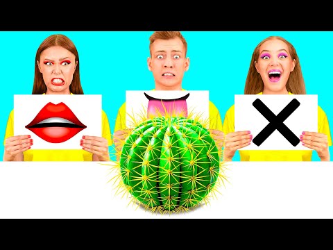 Видео: Откуси Лизни или Ничего Челлендж | Смешные Ситуации с Едой от 4Teen Challenge
