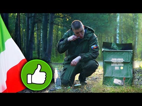 Видео: =Обзор ИРП= ТЕСТ ИТАЛЬЯНСКОГО сухпайка. Челлендж 24 часа в лесу. Выживание