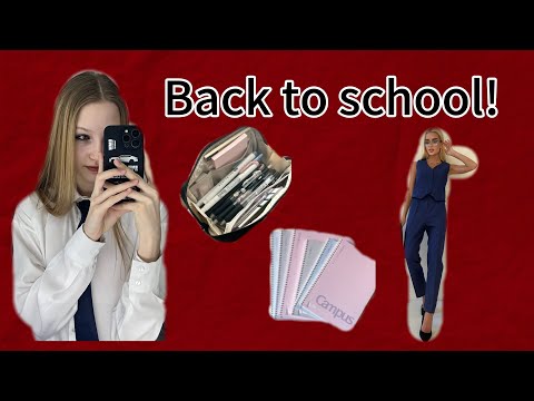 Видео: BACK TO SCHOOL 2025📚/ школьная форма в 10 класс🙃