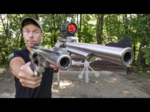 Видео: САМЫЙ МОЩНЫЙ ЛОМАТЕЛЬ ЗАПЯСТЬЯ?!?! (500 Magnum против пистолета T-REX)