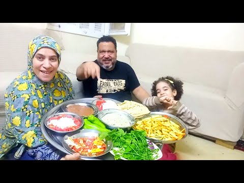 Видео: Самый вкусный ужин в аутентичной египетской кухне...🍽. А Мариам удивила нас прекрасной песней Тит...