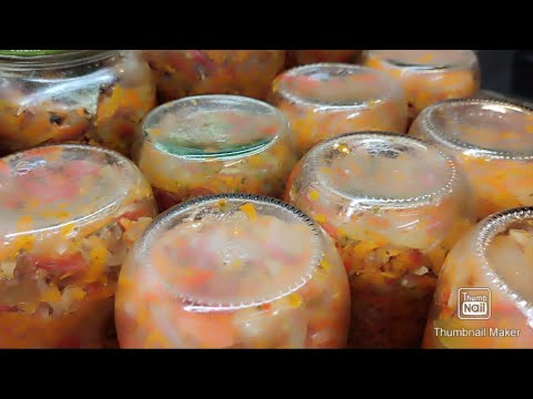 Видео: Салат - Дунайский. Очень вкусно и полезно ! Готовимся к зиме .