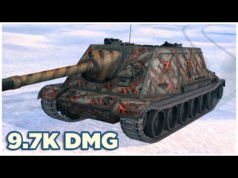 Видео: WZ-113G FT • 9.7К УРОНА • 6 ФРАГОВ • WoT Blitz
